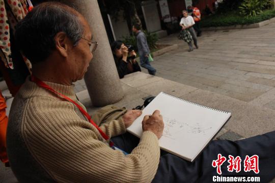 两岸三地画家福建泉州“重走海丝路”（图）