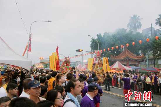 神农圣驾结束台湾巡境赐福