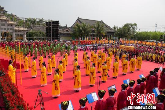 海峡两岸南宗道教首次共同奉祭三清道祖