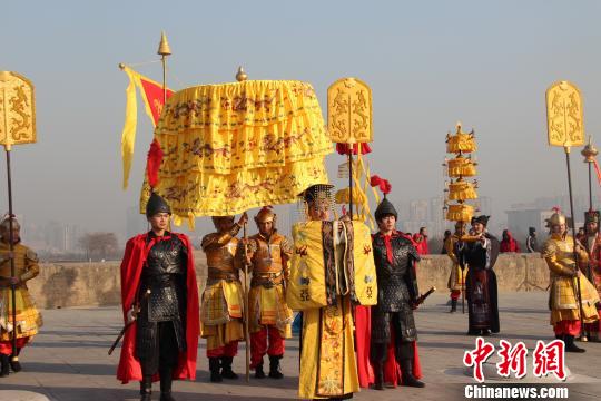 西安上演“冬至祭天”唐代国礼催热传统文化（图）